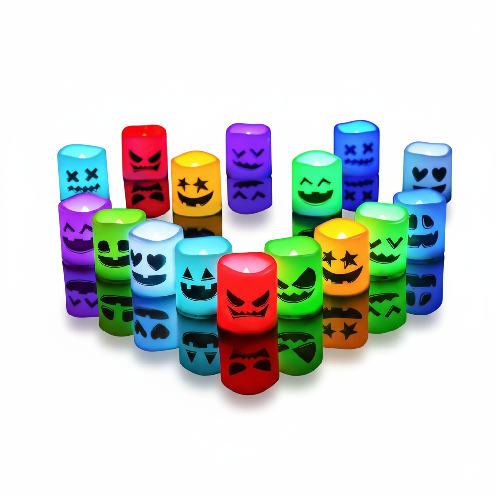 Flickering Flameless LED Tealight Candles Pack 12