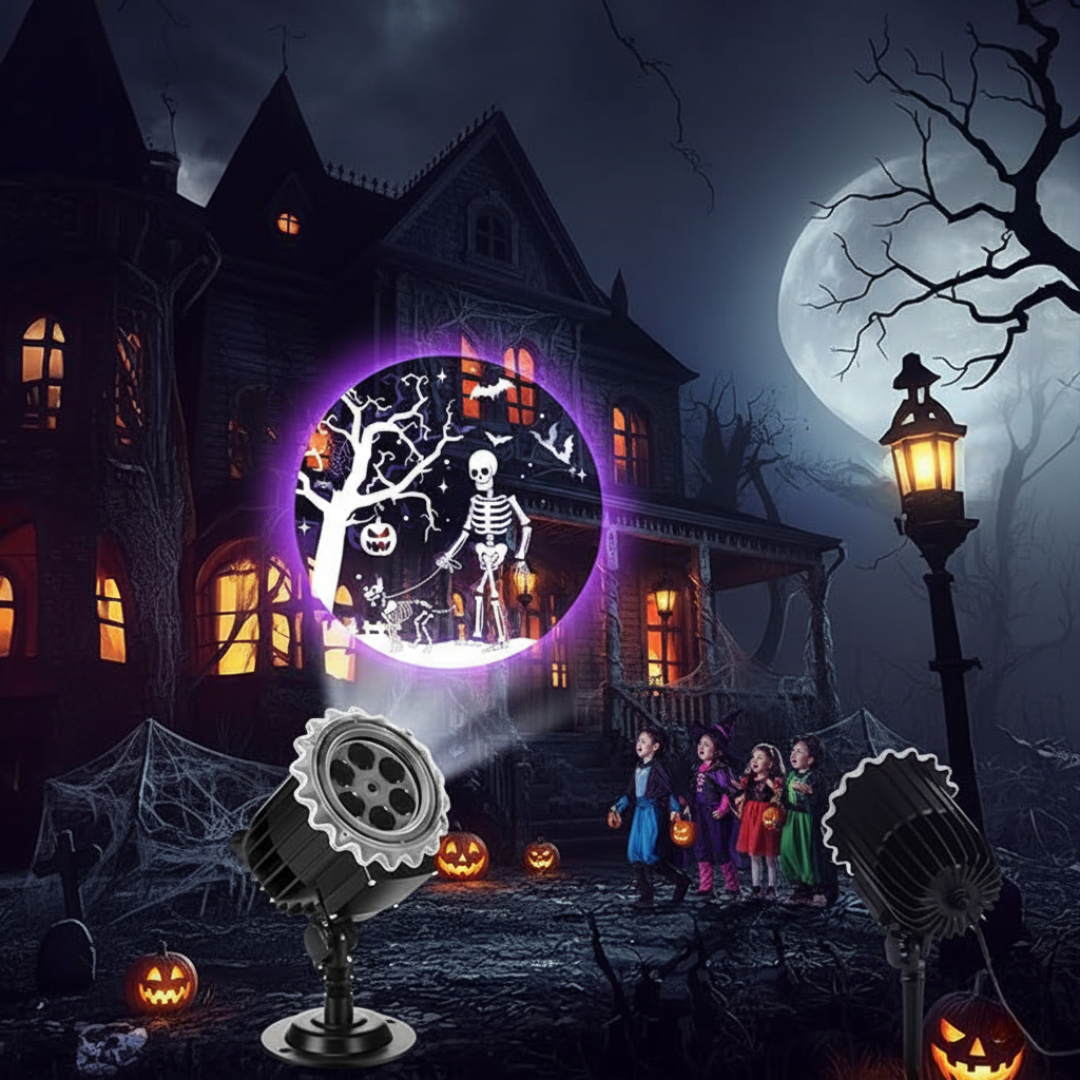 Halloween Witch Haunted Glare Lights Light Outdoor