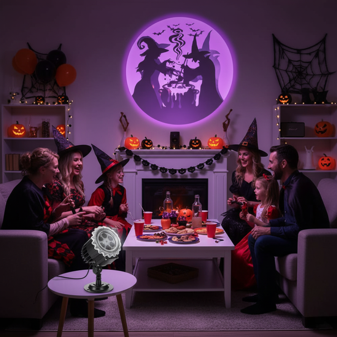 Halloween Witch Haunted Glare Lights Light Outdoor