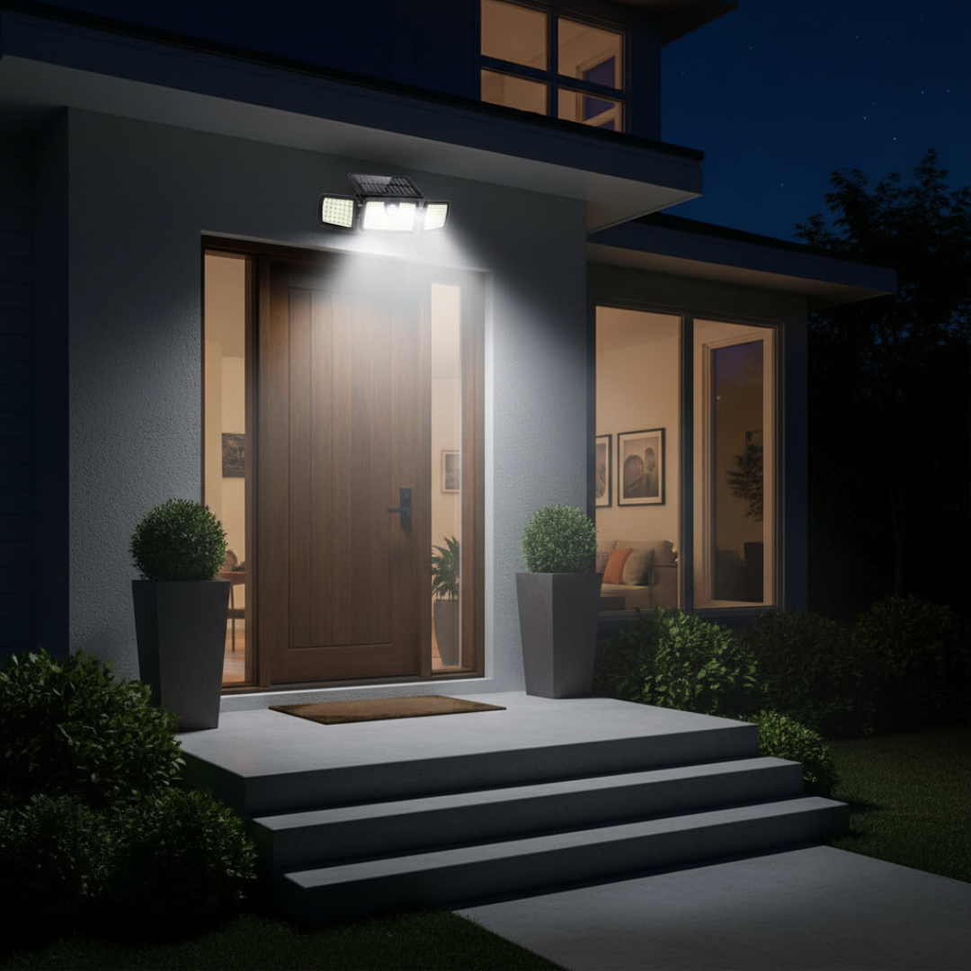 Solar Lights Outdoor Waterproof 2 Pack Motion Sensor Flood Lights