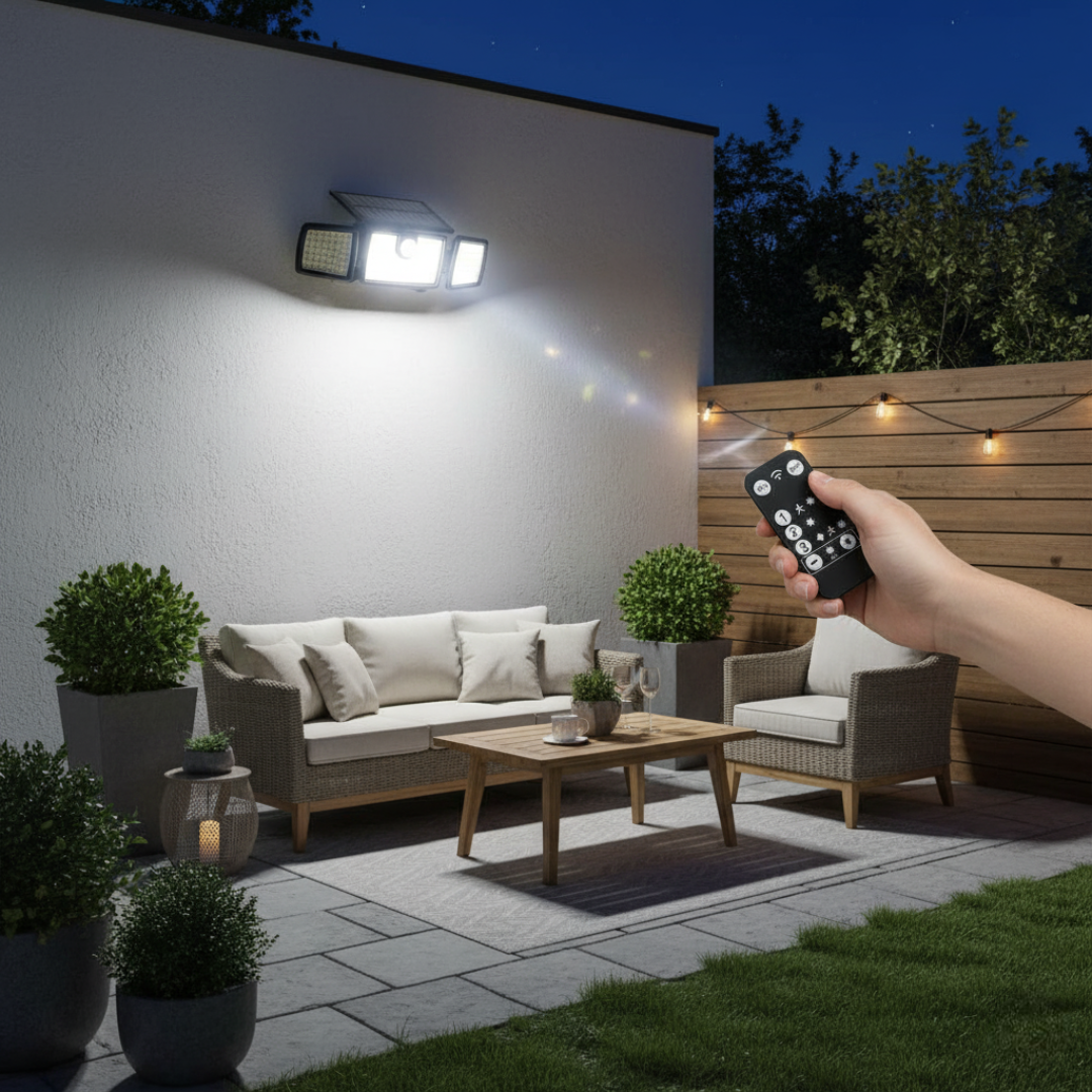 Solar Lights Outdoor Waterproof 2 Pack Motion Sensor Flood Lights