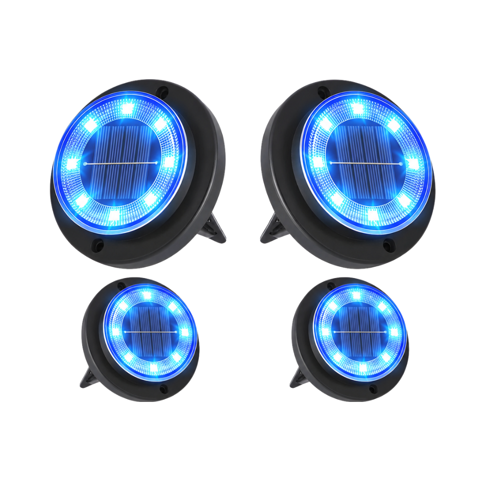Solar Ground Lights Waterproof Outdoor Landscape Lighting