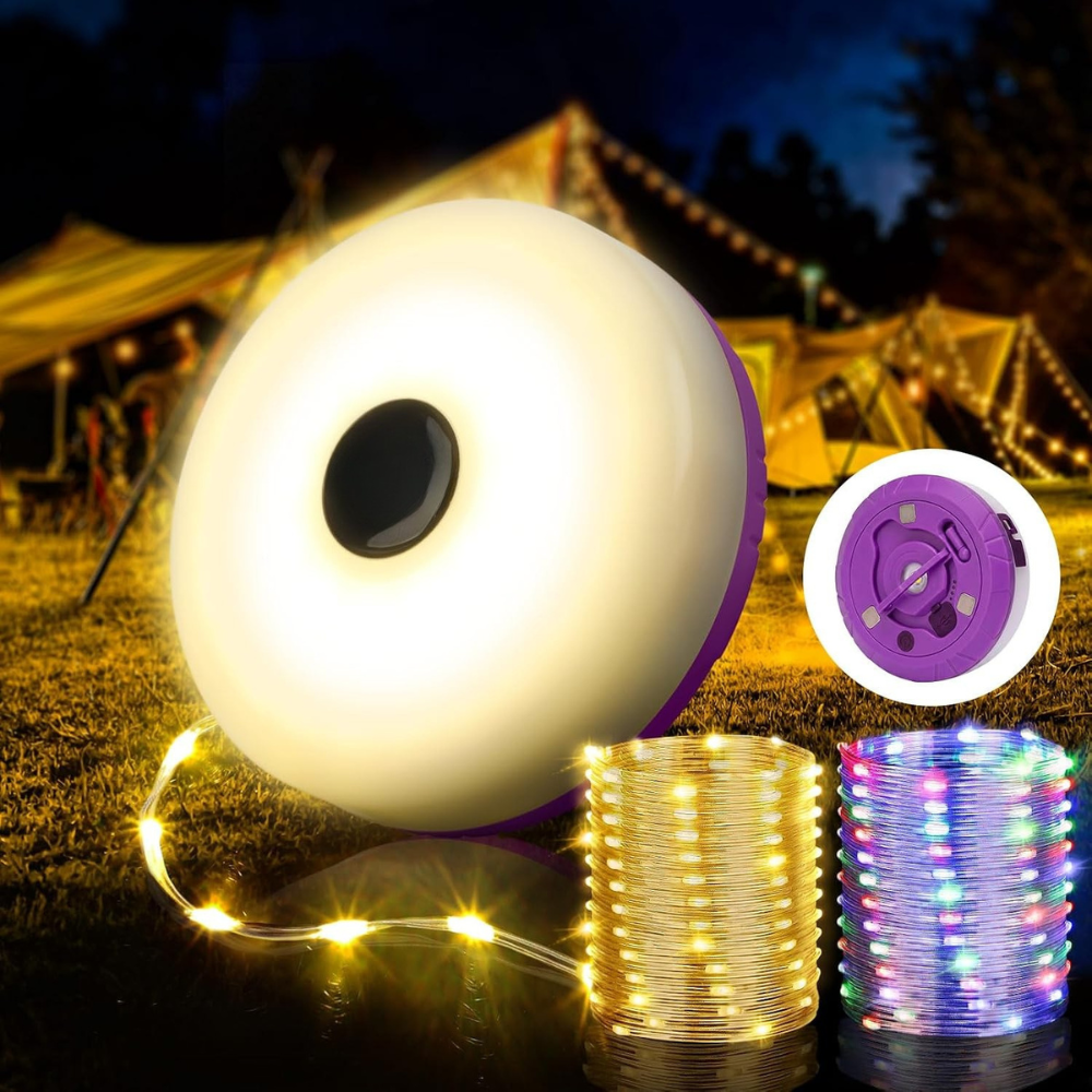 Outdoor Party Rechargeable Tent String Light Lamp