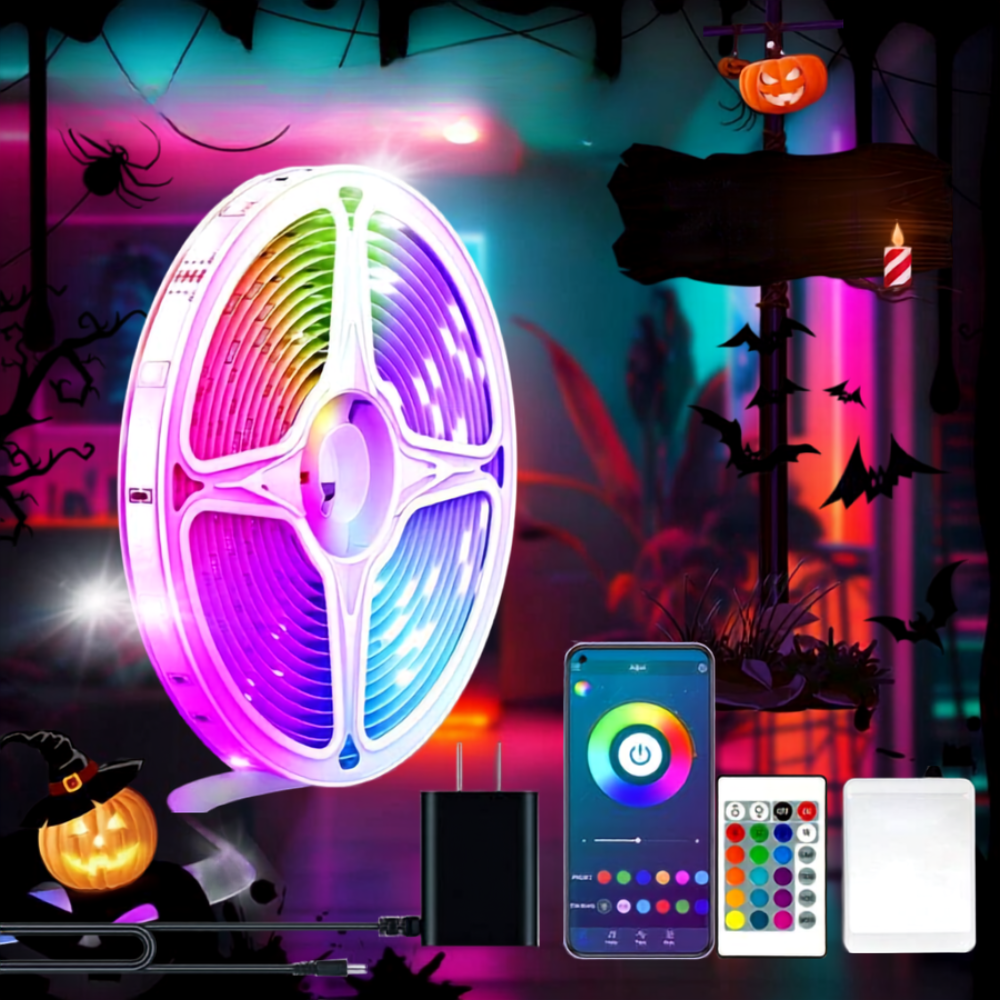 RGB Smart LED Light Strip With App And Remote Control For Home Decor