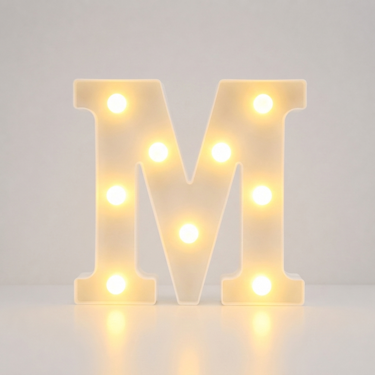 Illuminated English Letter Lamp For Parties And Weddings