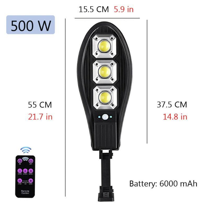 500 Watts LED Solar Light - Solar Flame Torch
