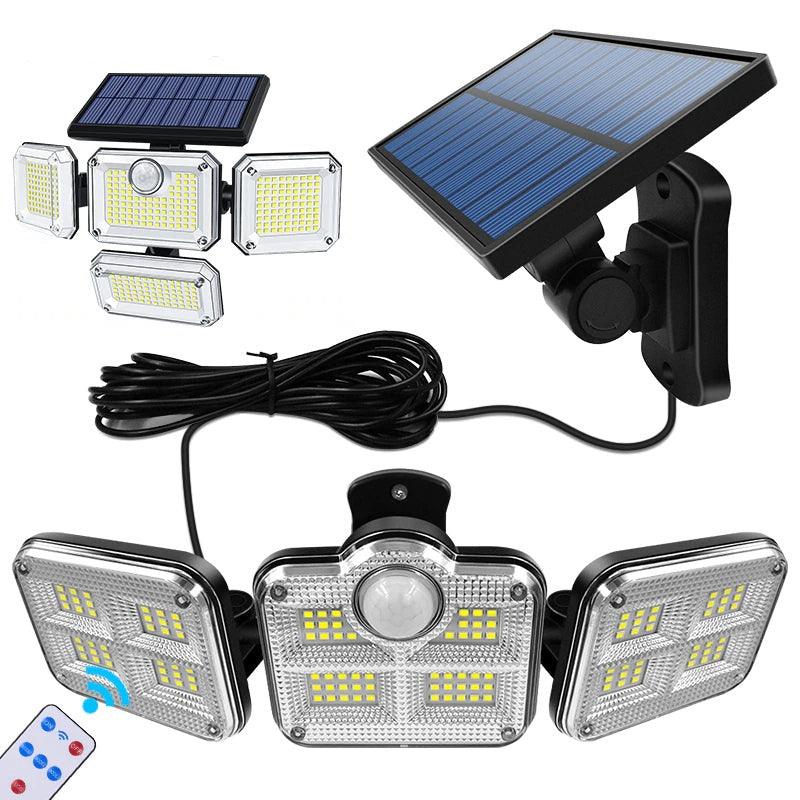 Super Bright Solar Lights 122 LED With Adjustable Head - Solar Flame Torch
