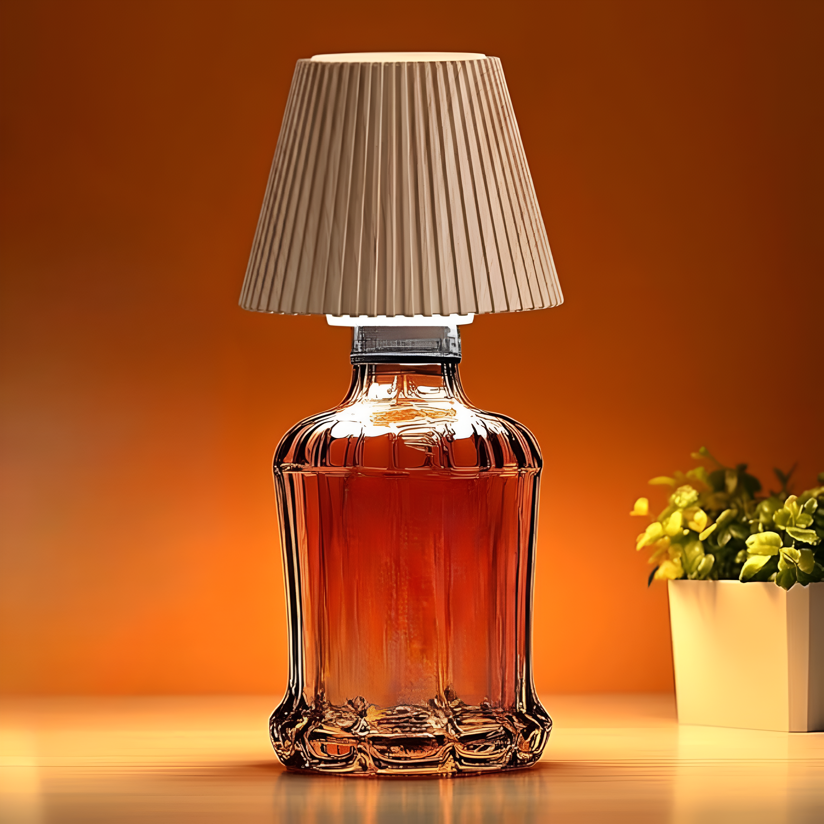 Wireless Portable Bottle Shade Night Lamp