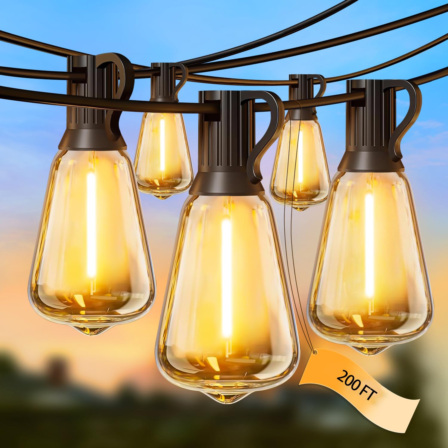 Outdoor Waterproof Solar String Remote Timer Garden Lights