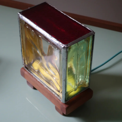 Handcrafted Glass Stained Lamp For Decor