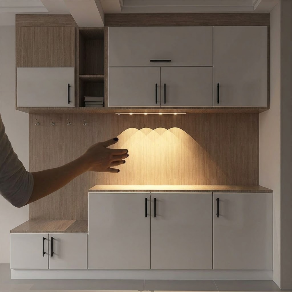 Modern Led Motion Sensor Strip Light Wireless Rechargeable Cabinets Bar