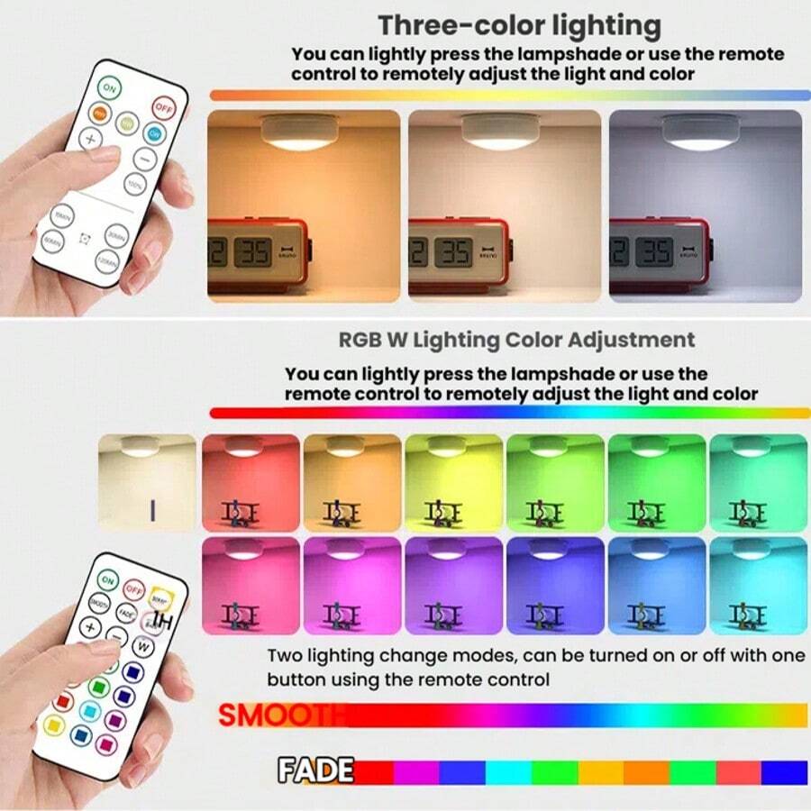 1/3/6pcs LED Colorful Cabinet Lights, Picture Lighting, Magnetic LED Picture Lights, LED Cabinet Night Lights, Decorative Lights, Frame Art Display Lights, Wall Decor, Indoor, Bedroom, Living Room, Home Decor, Closet And Hallway - RGB-13 Colors - View 8