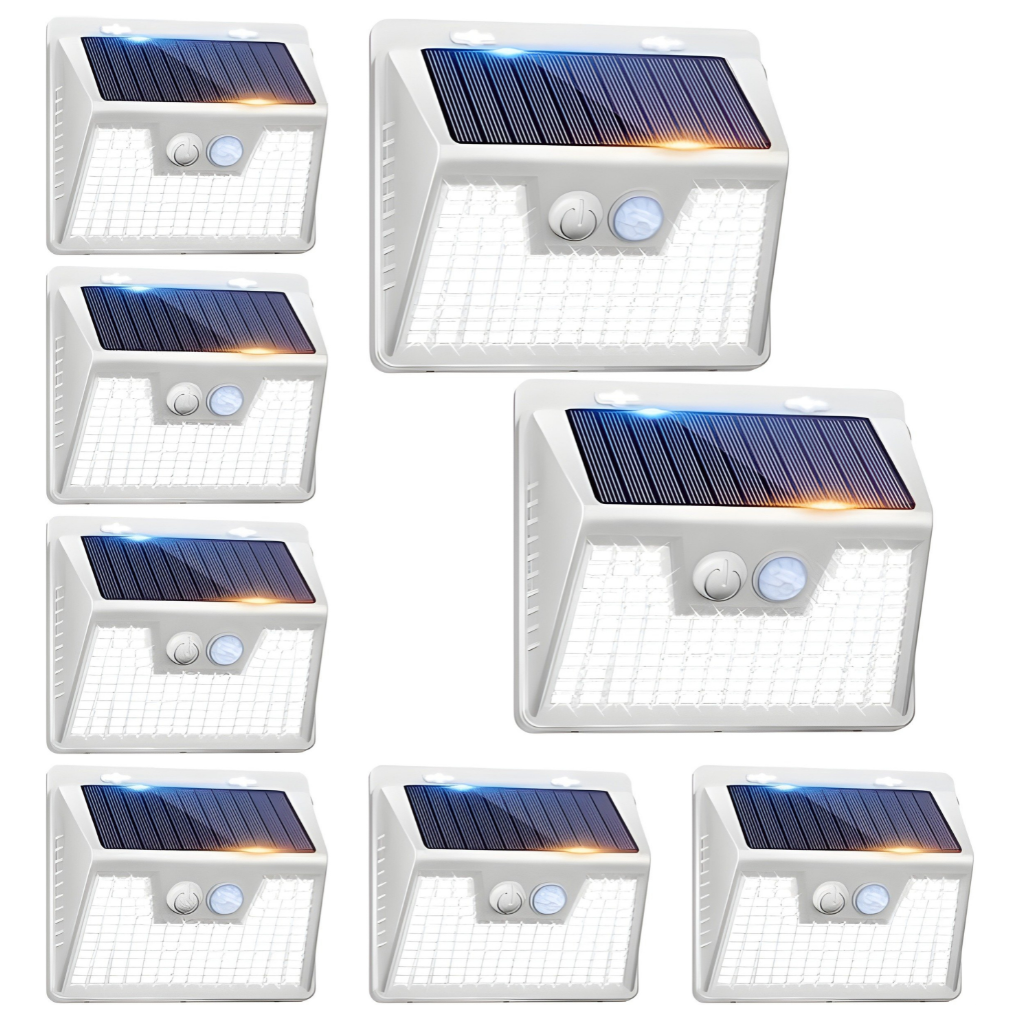 140 LED Solar Powered Waterproof Fence Light