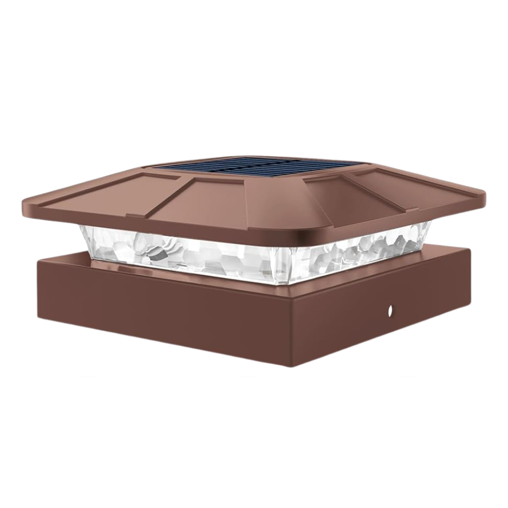 Waterproof LED Solar Post Cap Lights for Outdoor Fence