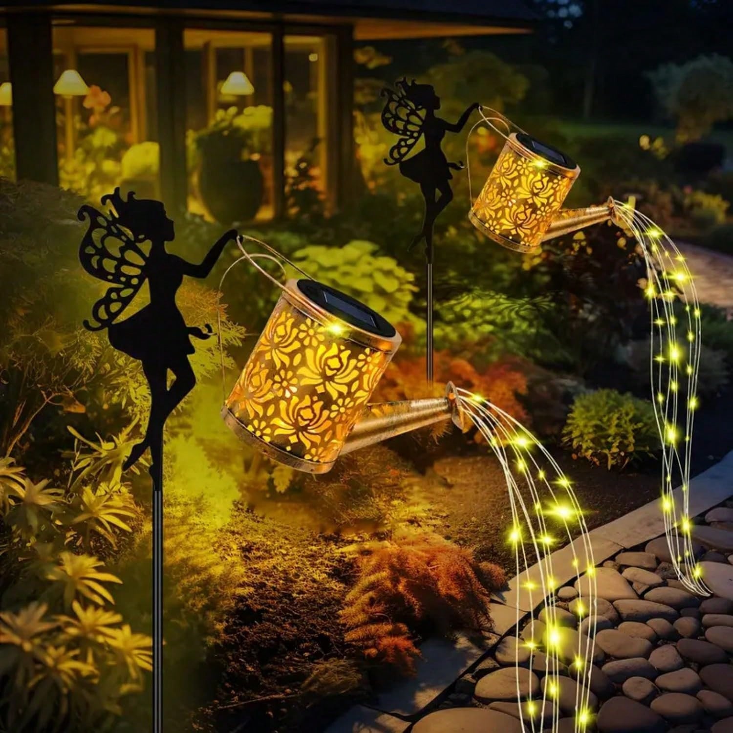 Outdoor Solar Fairy Lights For Lawn And Backyard Decor