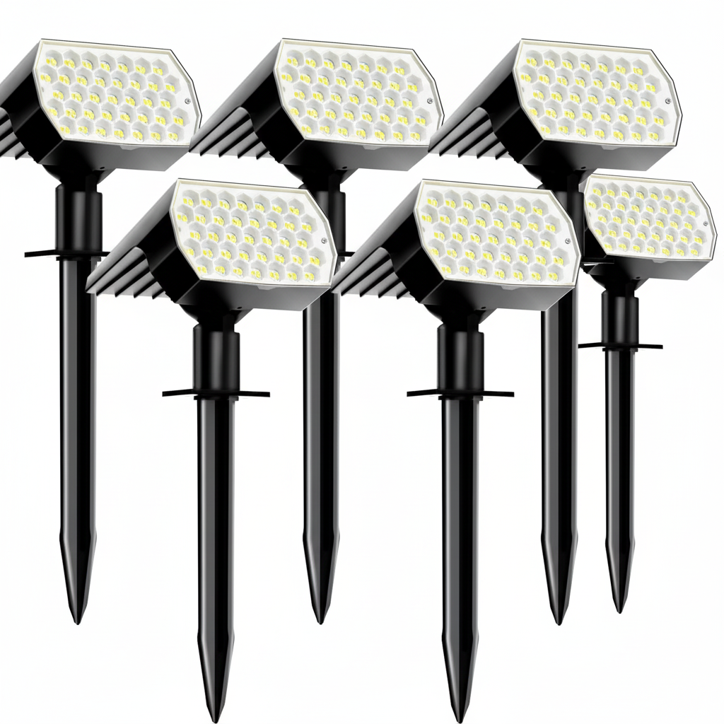 Versatile Solar Powered Automatic Waterproof Outdoor Garden And Pathway Lights