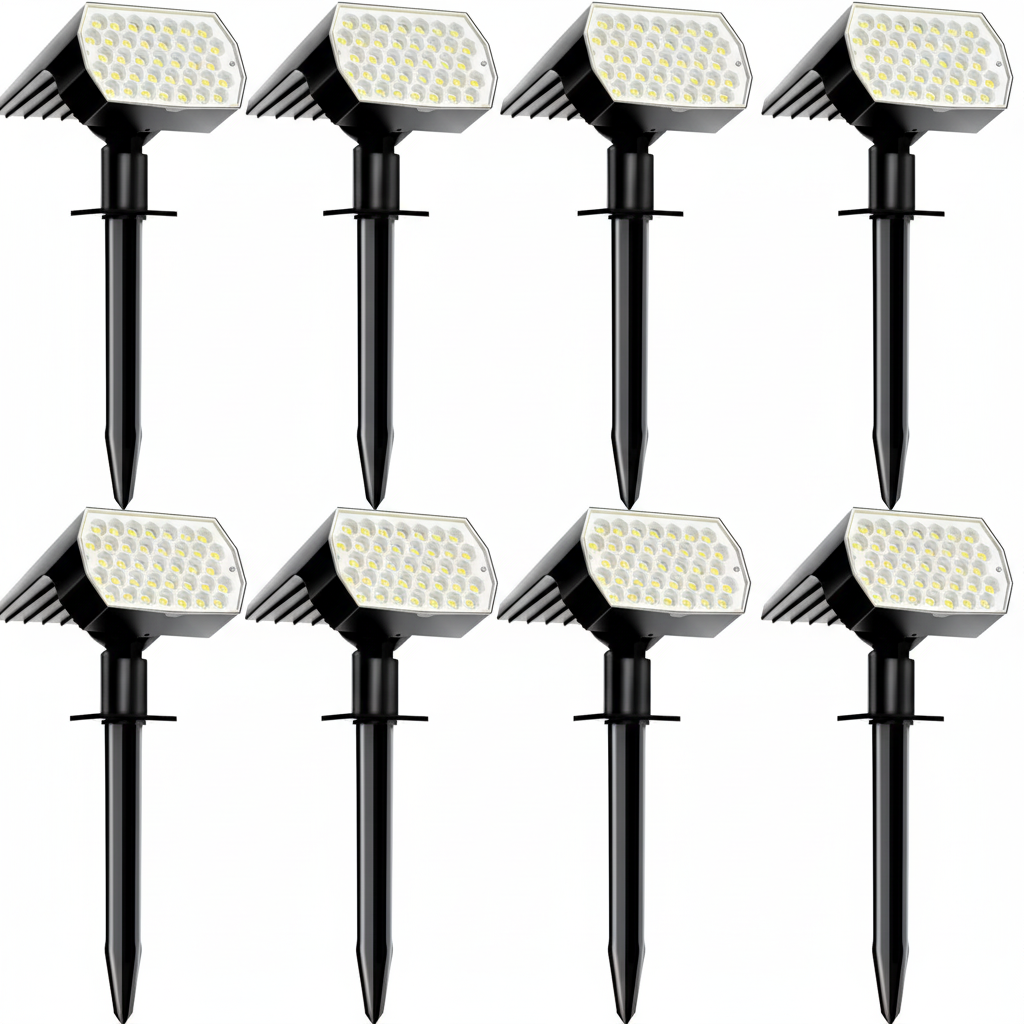 Versatile Solar Powered Automatic Waterproof Outdoor Garden And Pathway Lights