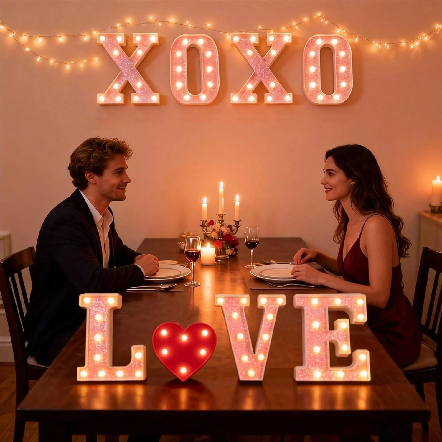 LED Marquee Letter And Number Lights For Party Decor