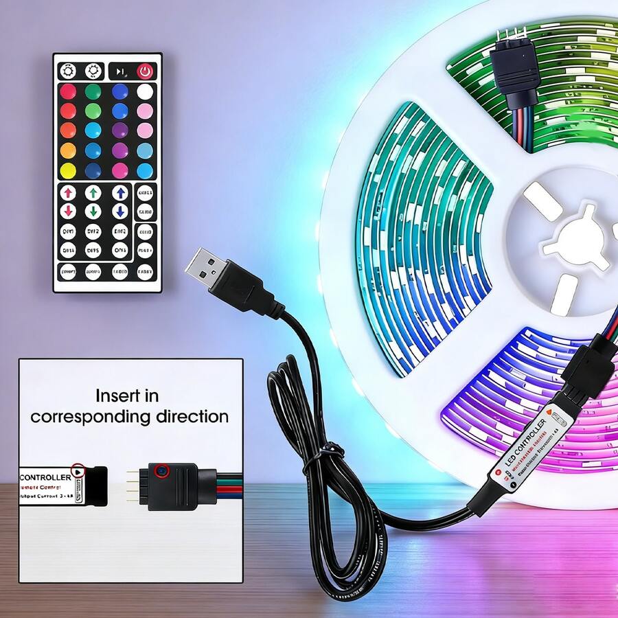RGB LED Strip Light with Remote Control