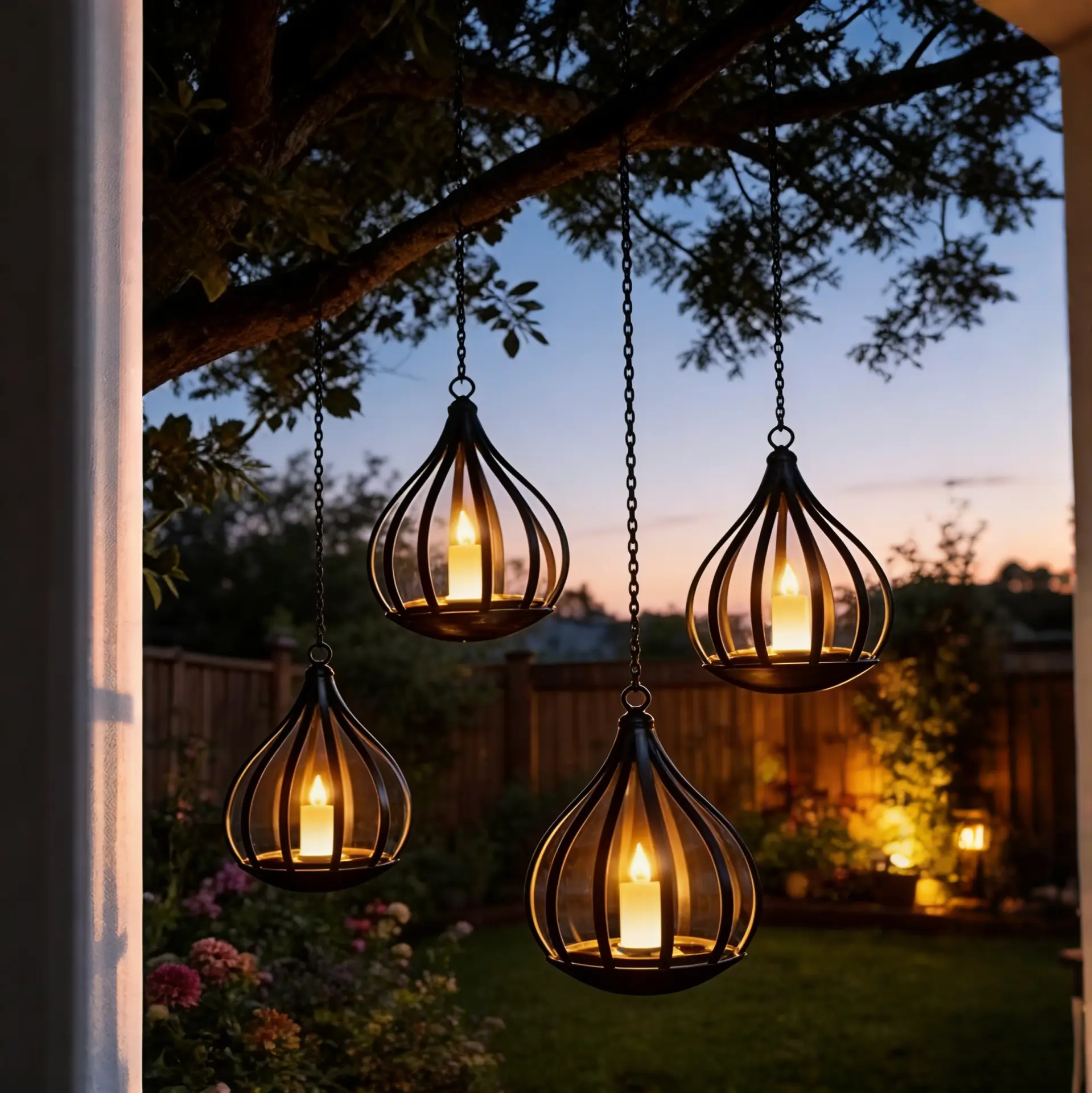 IP65 Weatherproof Solar Powered Flameless Flickering Candle Lights
