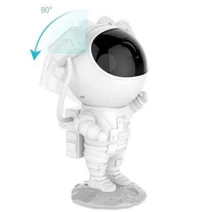 Astronaut Galaxy Projector Multiple Modes Galaxy Night Light With Remote Control - Solar Flame Torch