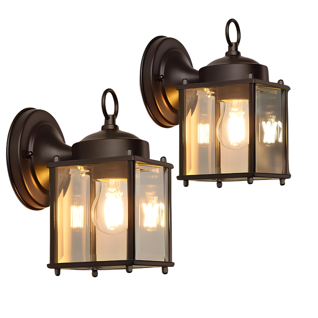 Pack Of 2 Exterior Waterproof Wall Sconce Light Fixtures
