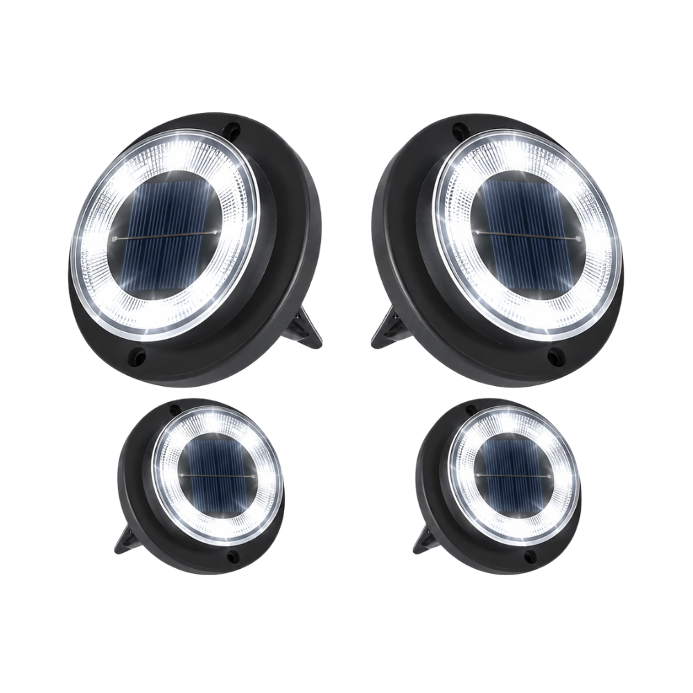 Solar Ground Lights Waterproof Outdoor Landscape Lighting