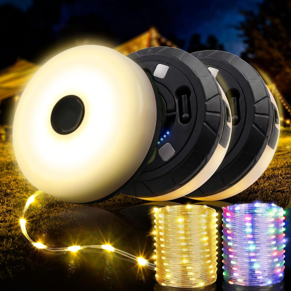 Outdoor Party Rechargeable Tent String Light Lamp