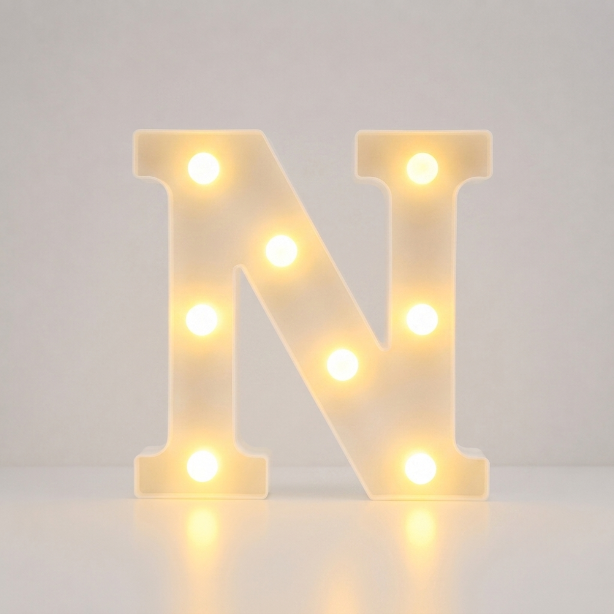 Illuminated English Letter Lamp For Parties And Weddings