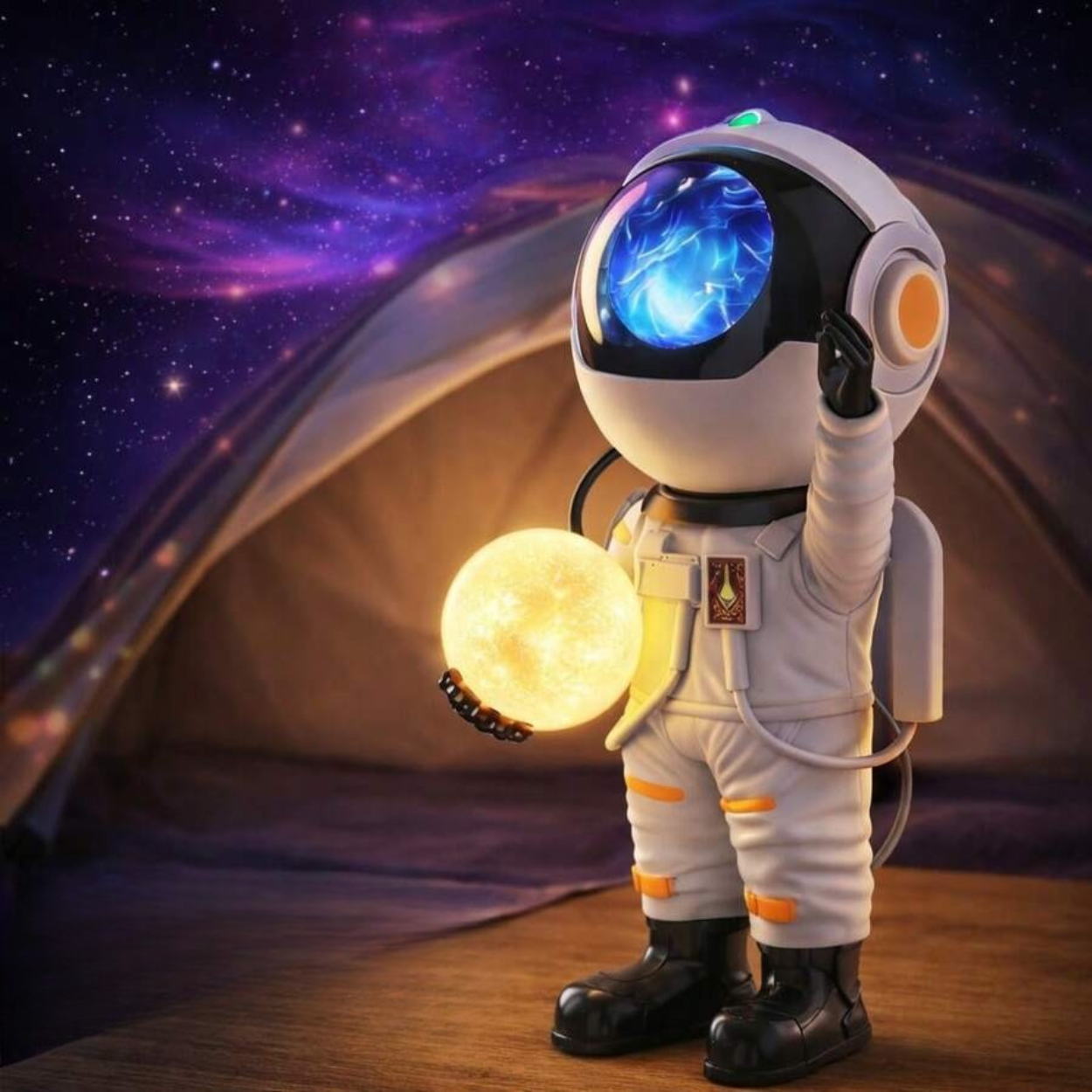 Astronaut Galaxy Projector Night Light With Remote Control