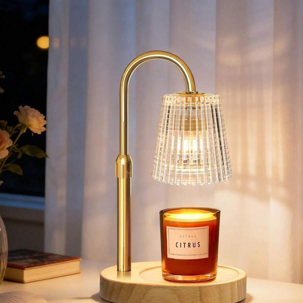 Candle Warmer Lamp With Timer And Dimmer For Scented Jar Candles Decor
