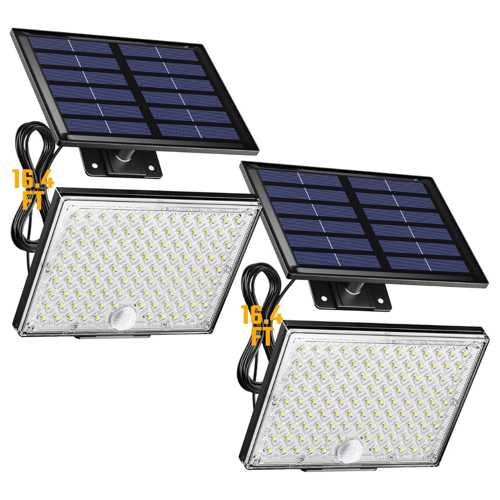 113 Bright LEDs Motion Sensor Outdoor Security Solar Lights