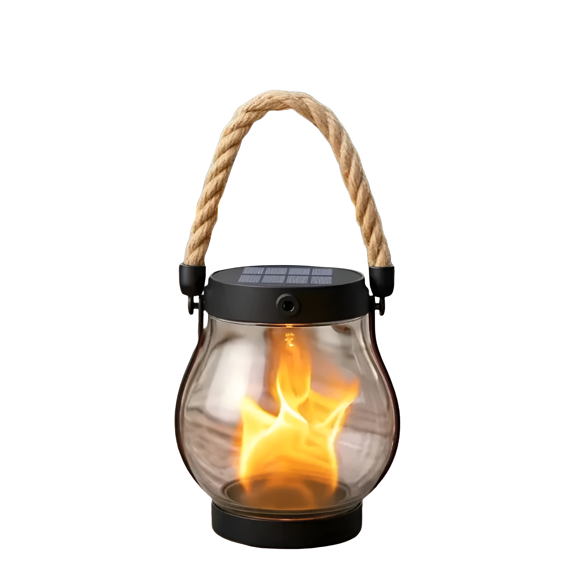 Solar Lantern With Warm Flame Light Effect