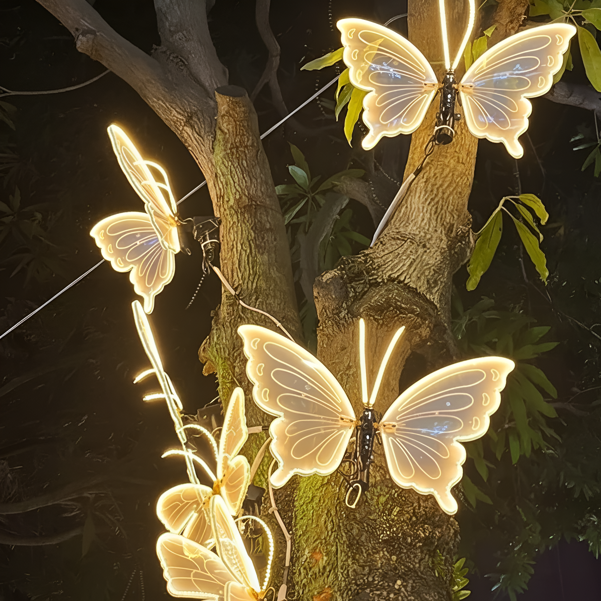 Simulation Butterfly LED Lights For Outdoor DIY And Event Decoration