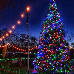 Solar Powered Fairy Lights 17M 100 Lights - Solar Flame Torch