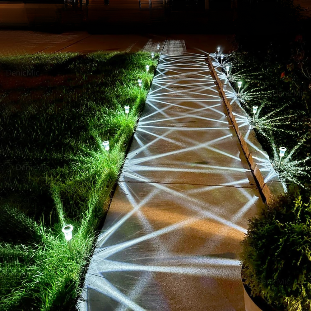 Outdoor Solar Waterproof LED Stake Pathway Lights