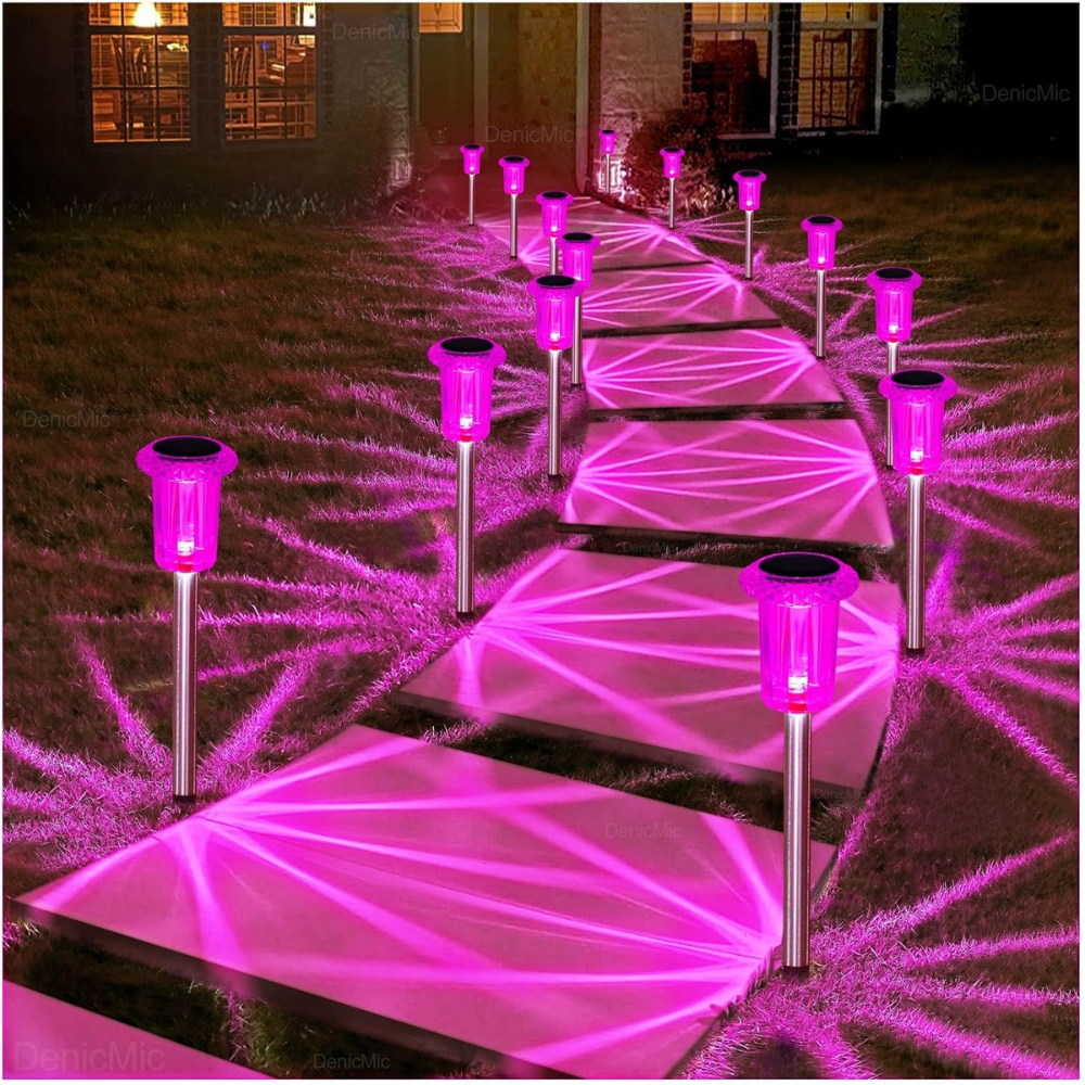 Outdoor Solar Waterproof LED Stake Pathway Lights