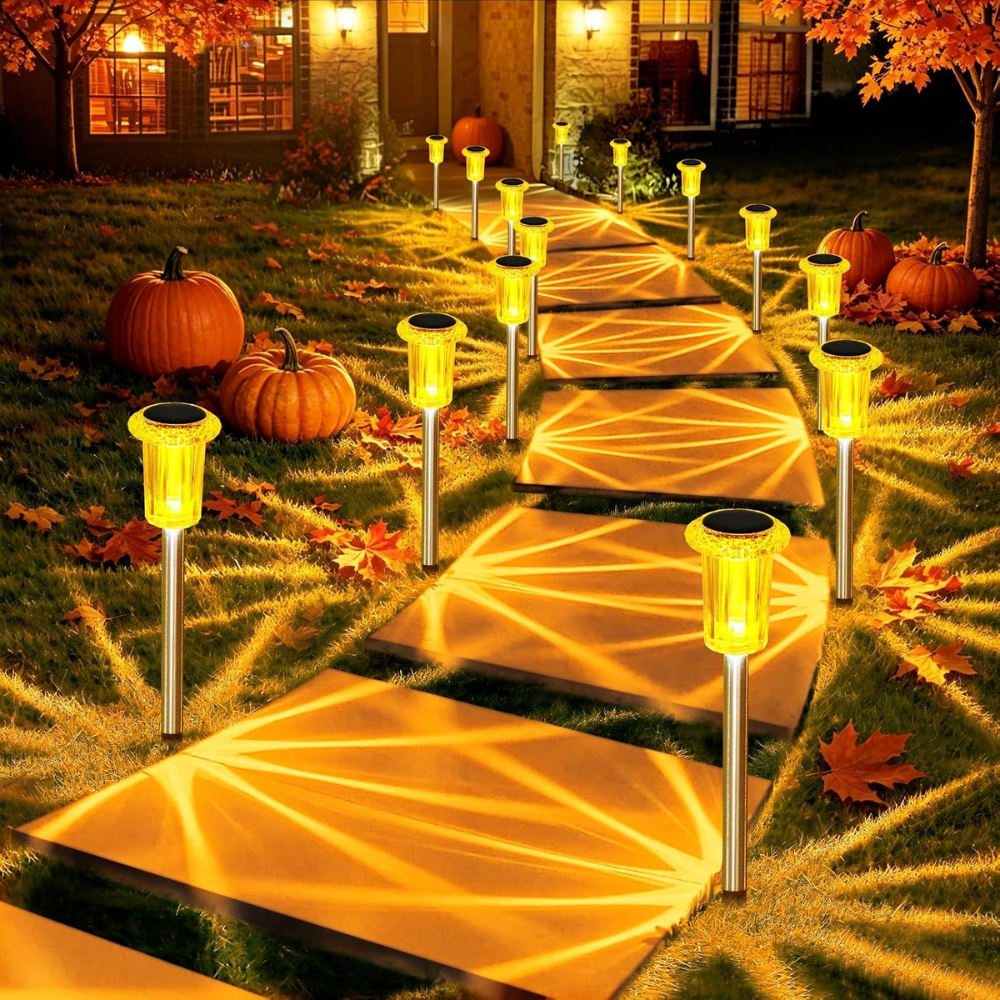 Outdoor Solar Waterproof LED Stake Pathway Lights