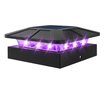 Waterproof LED Solar Post Cap Lights for Outdoor Fence