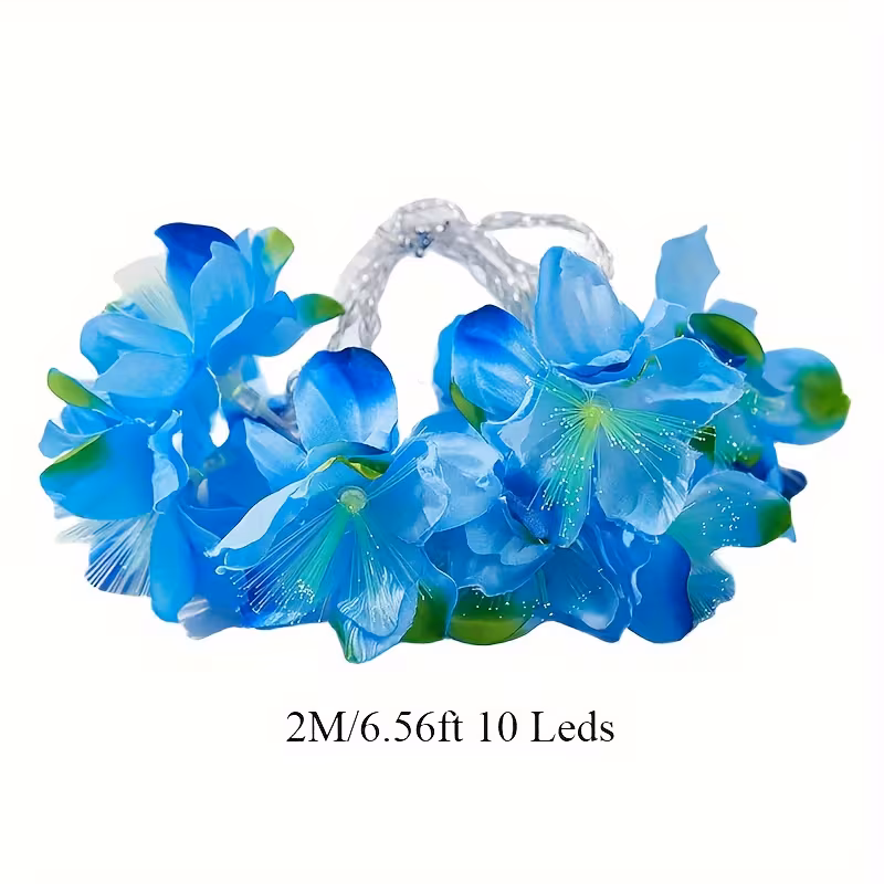 10pcs led warm fairy string lights garden themed decorative strip lights suitable for festive christmas and party fairy light decorations 2