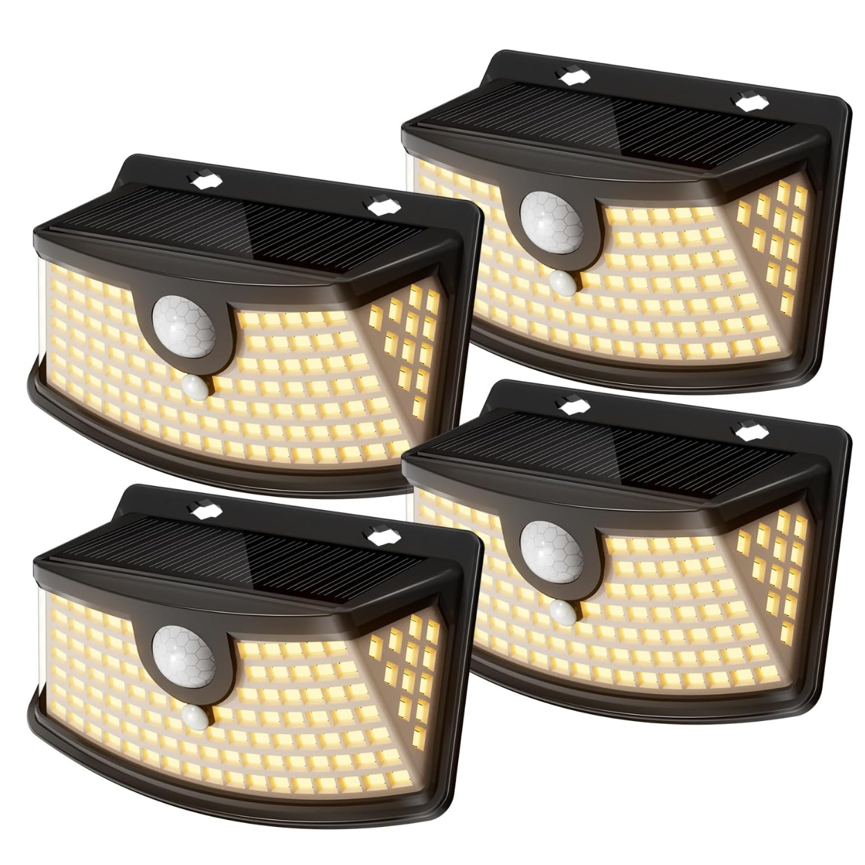 Outdoor Solar Lights With Motion Sensor And Light Reflector