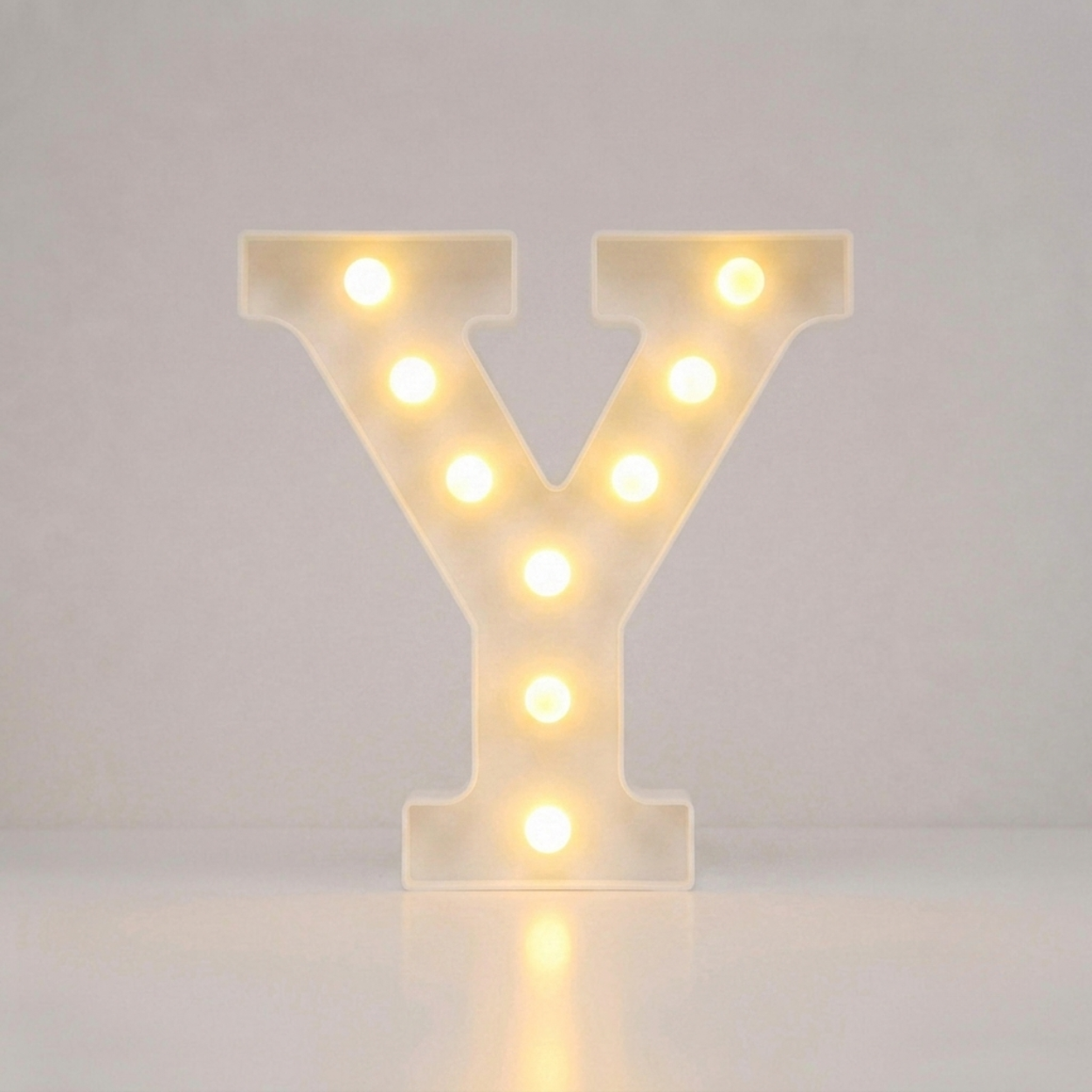 Illuminated English Letter Lamp For Parties And Weddings