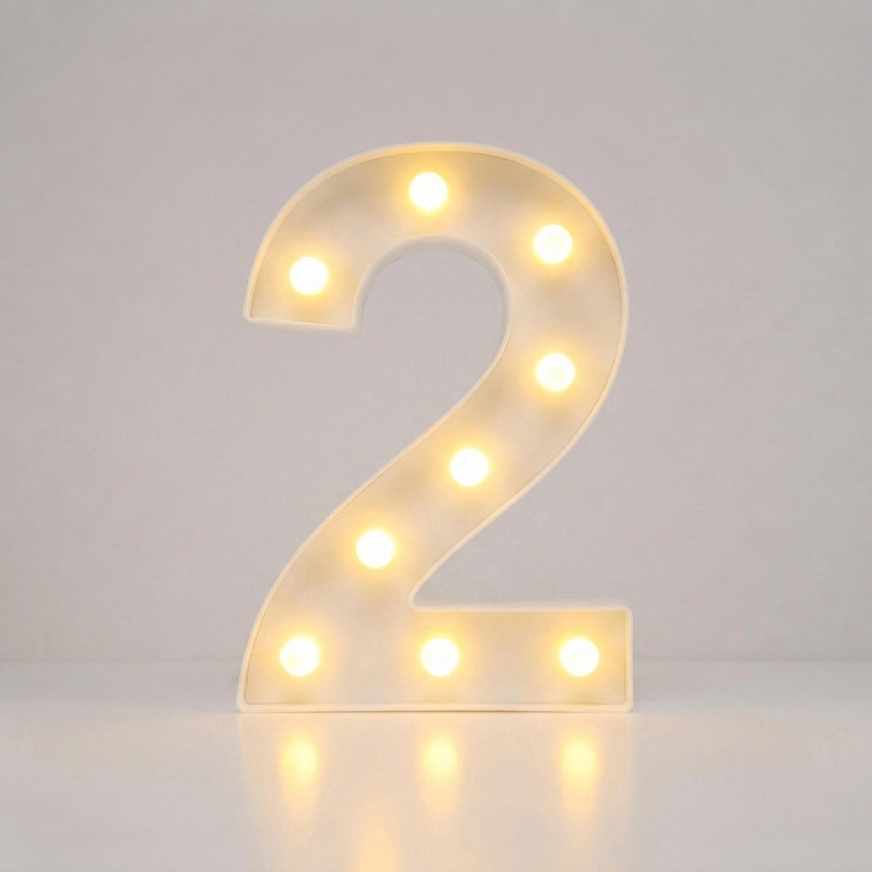 Illuminated English Letter Lamp For Parties And Weddings
