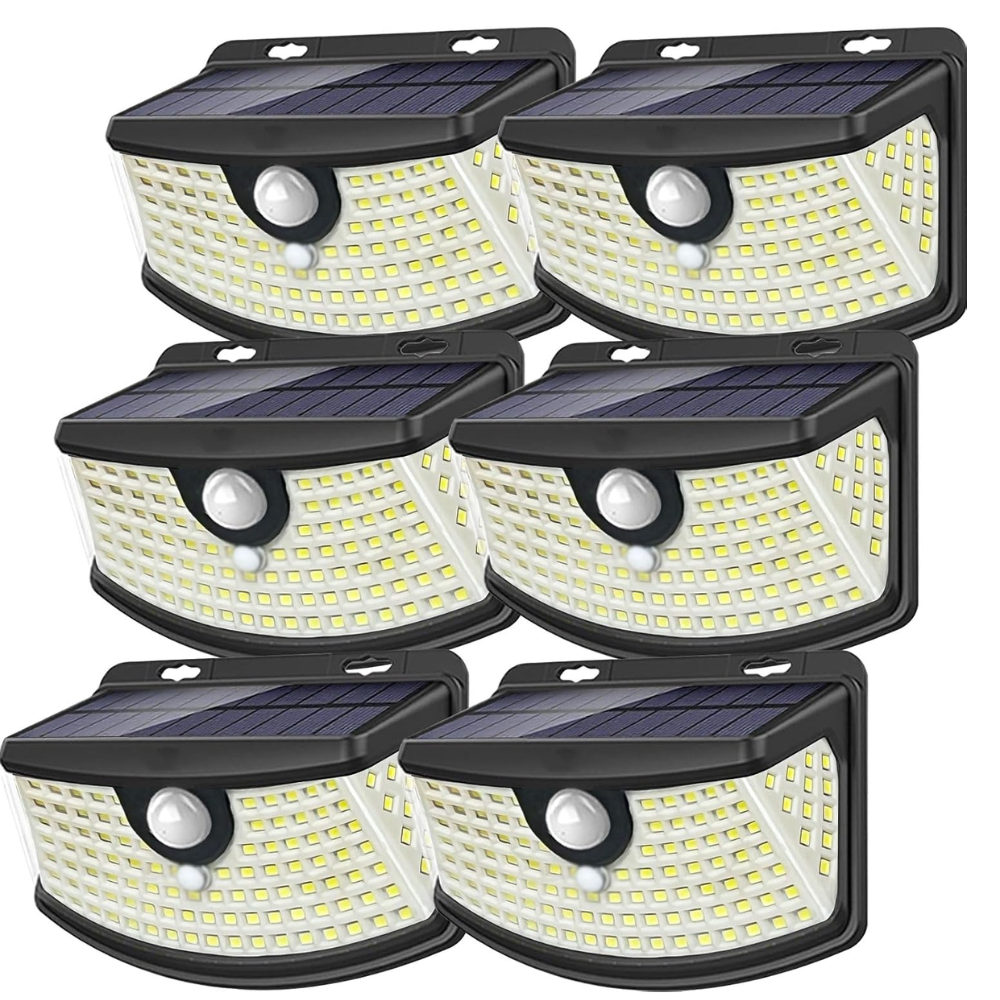 Solar Motion Sensor Lights 120 LEDs