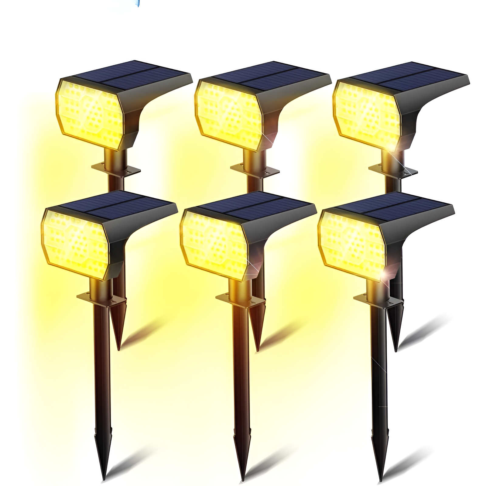 56 LED 3 Lighting Modes Solar Powered Spot Light for Garden