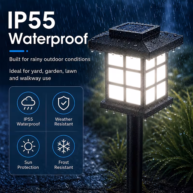 24 solar outdoor lights ip55 700ma solar lights long lasting led landscape lighting outdoor solar pathway lights suitable for gardens courtyards landscapes and driveways 6 12 2