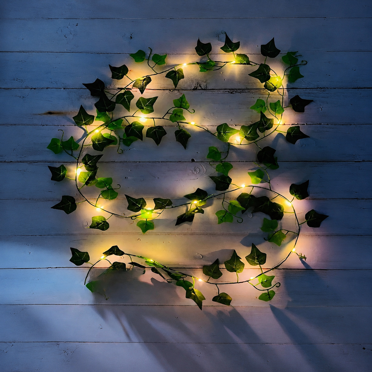 Battery Operated Green Leaf Fairy Lights For Bedroom And Wedding Decor