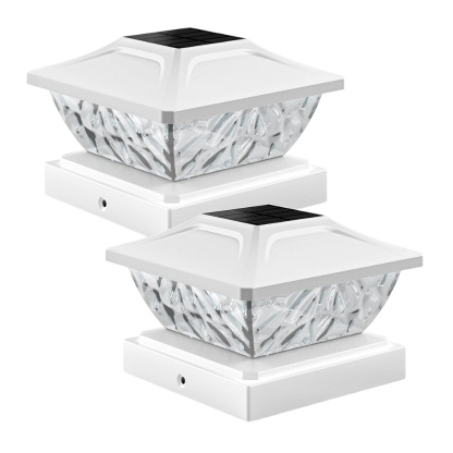 Dual Mode Waterproof Solar Post Cap Lights For Outdoor Fence