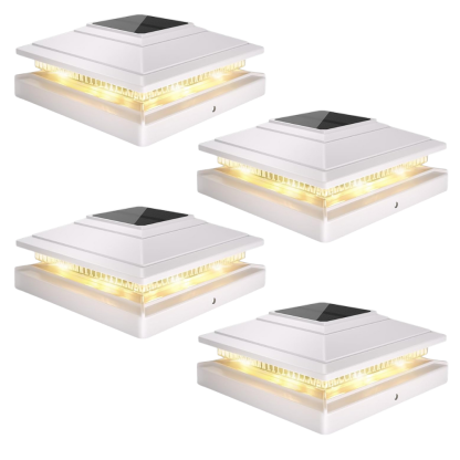 Waterproof Solar Post Cap Lights For Outdoor Fence