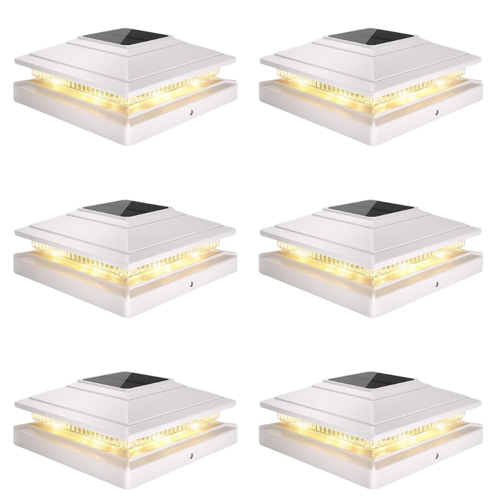 Waterproof Solar Post Cap Lights For Outdoor Fence